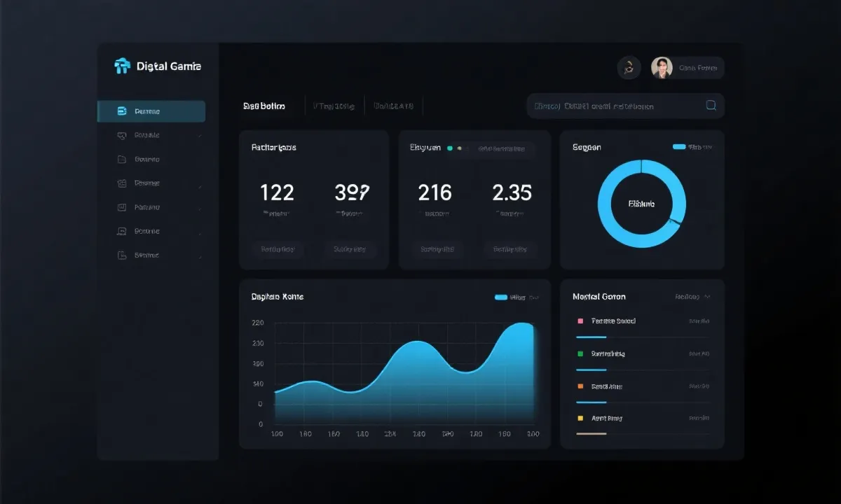 数据看板与走势图示意